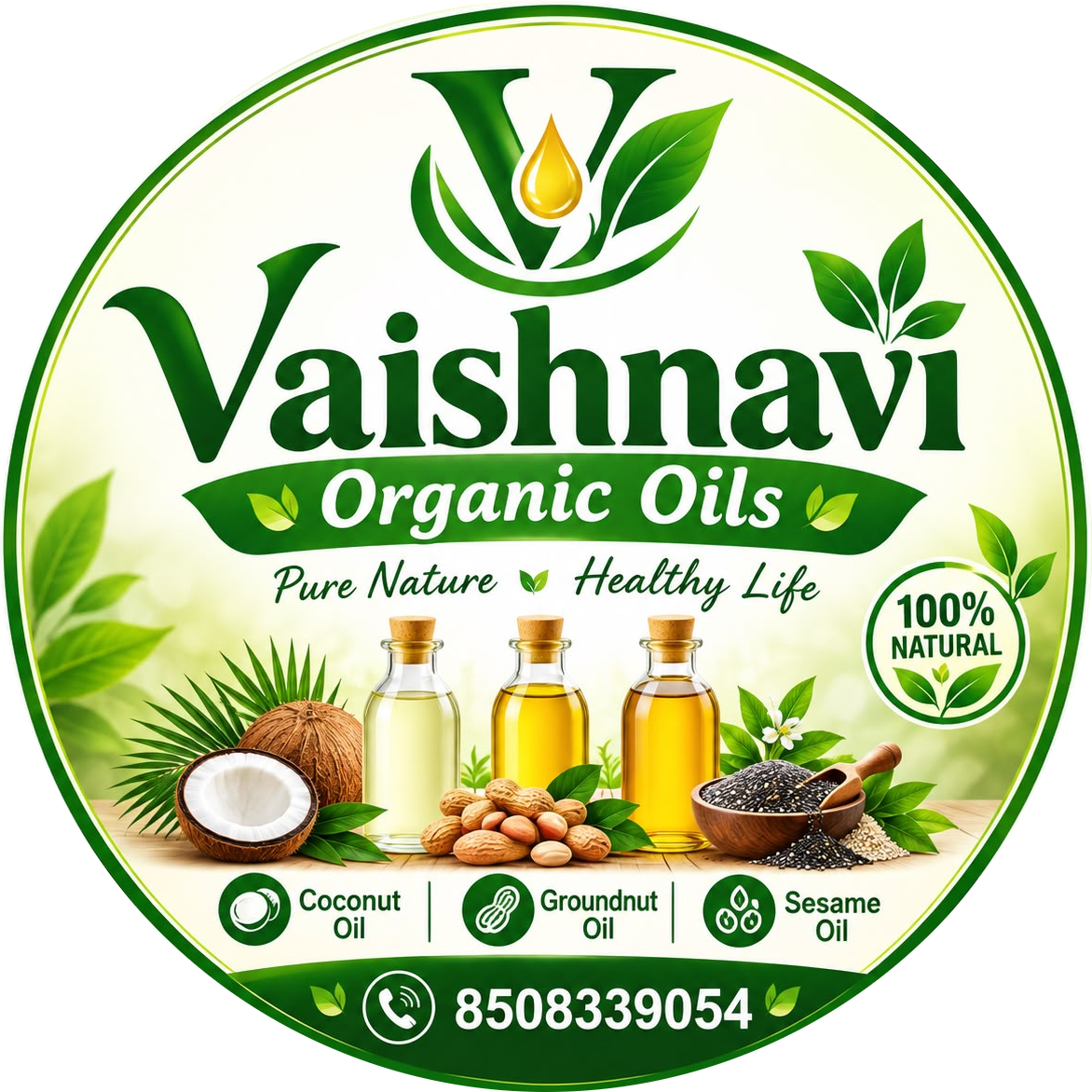 Vishnavi Oils Logo